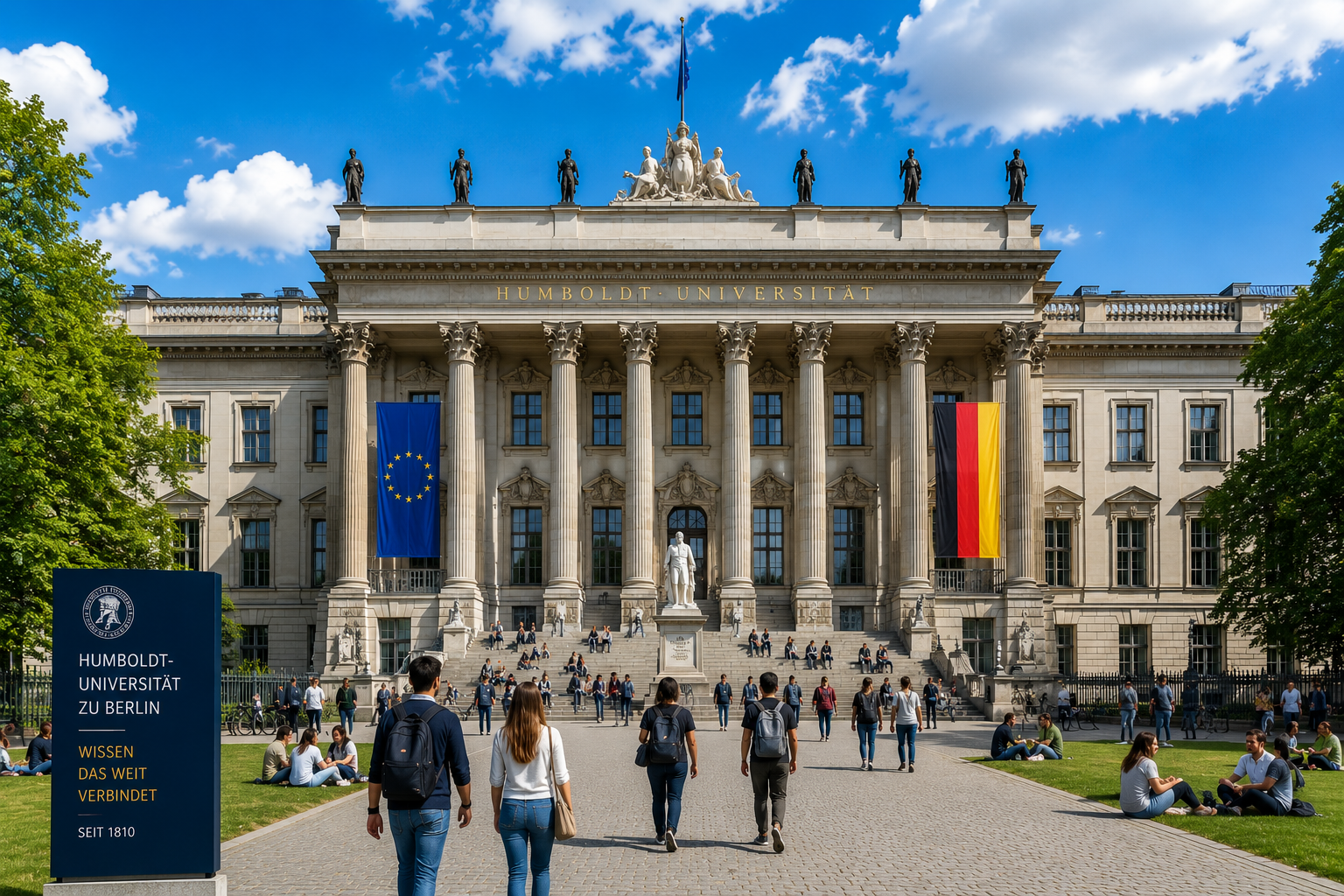 German Public University Campus