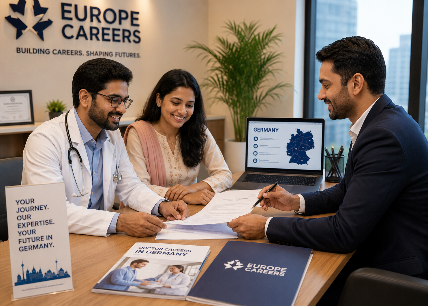 Doctor experiencing professional growth in Germany
